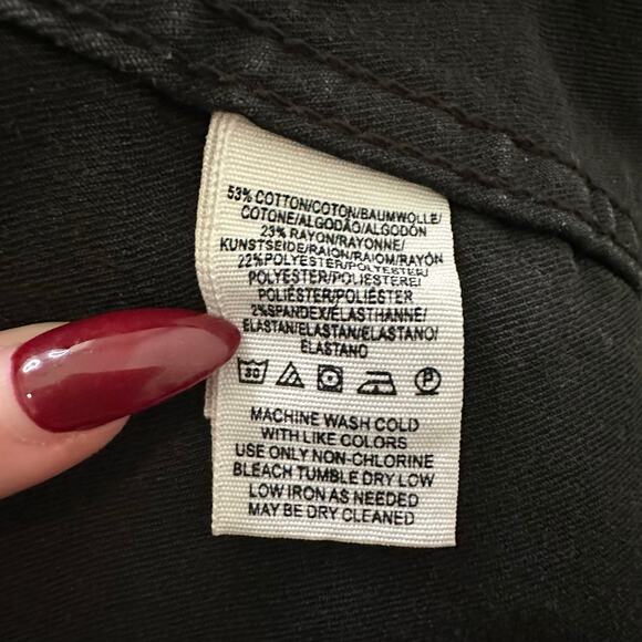 Free People gray & black denim Modern Femme mini skirt size 6 - Picture 5 of 8